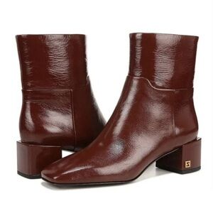 NWOB SARTO by Franco Sarto Flexa Fabiene Bootie Boots Red Size US 5.5 EUR 35.5